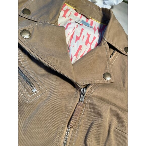 Boden Womens Casual Biker Jacket Coat Lining Y2K Sz 10 Classiccore Streetcore - Picture 10 of 11